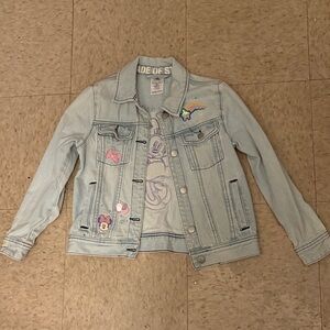 Disney Light Blue Jacket with White Accents